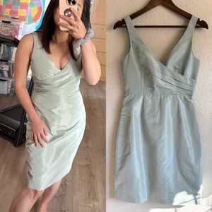 J. Crew Light Blue V-Neck Dress-size 2